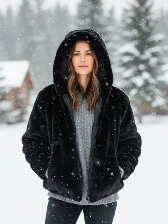 Black Winter Coat - Picture 1 of 4